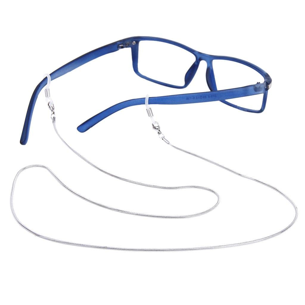 Fashion Stainless Steel Snake Chain Eyeglass Cord Adjustable End Glasses Holder Leash 27 inch|Vision Care|Other Vision Care-image-30