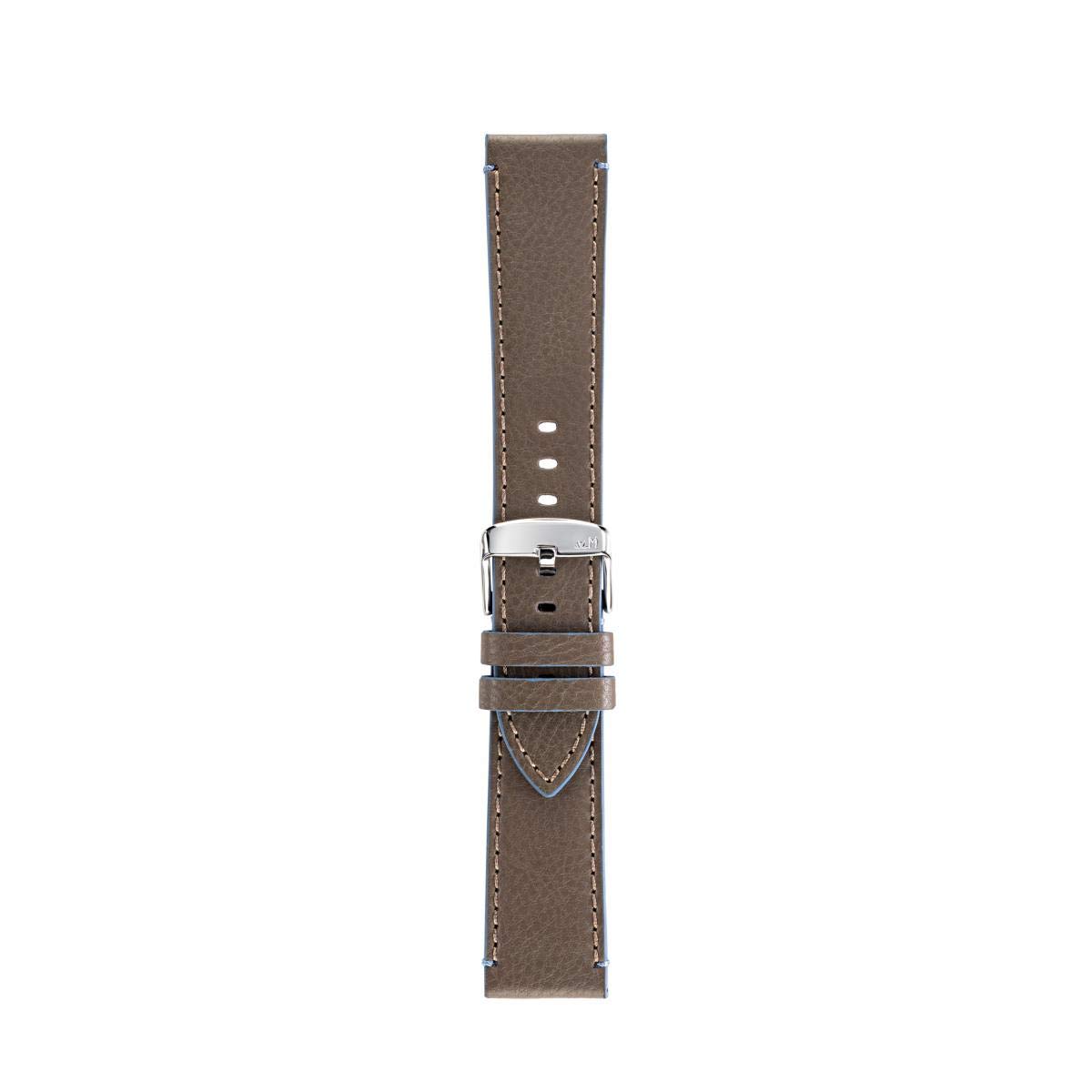 Morellato Sport Collection Men's Paragliding Genuine Calf Leather Strap A01X5394D14, taupe, 22mm, Strap