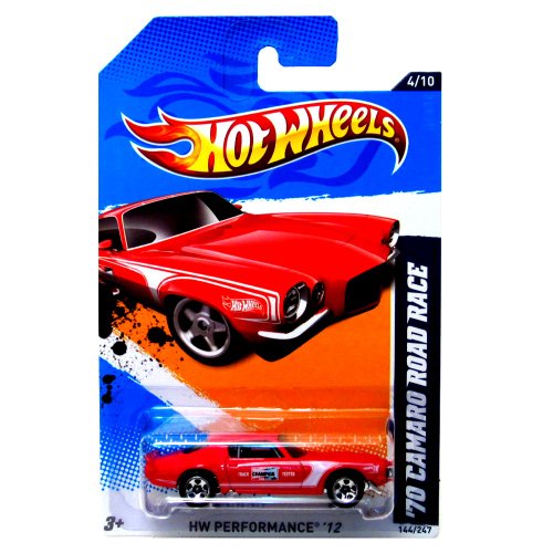 2012 Hot Wheels HW Perfomance '70 Camaro Road Race Rojo miniatura 1