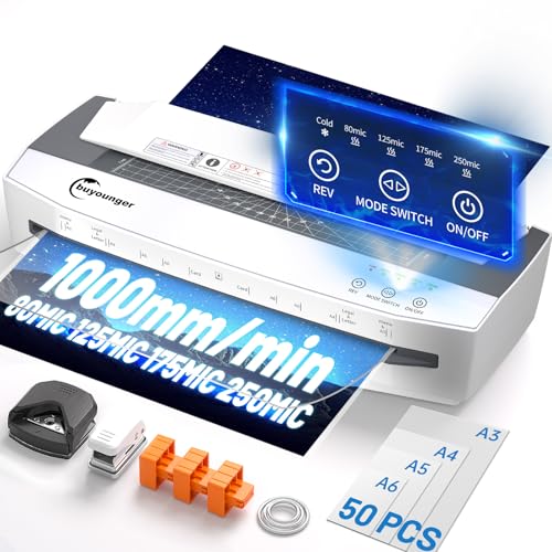 Plastificatrice A3, 1000 mm/min Plastificatrice con 50 Buste, con Funzione