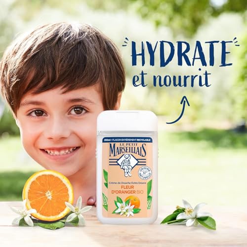 Gel Douche Hydratant Nourrissant Fleur D'oranger Bio Le Petit Marseillais Le Flacon De 250ml - vue 6