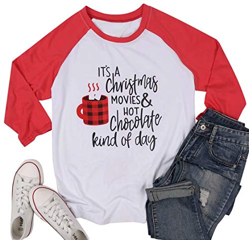 LUKYCILD Drinking Shirt Wine Lover Mom Shirt Women Mama Needs Some Wine Letter Print Casual T Shirt Top (Red-8, Small)