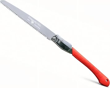 Large Folding SawExtra-Long 14-Inch Blade Camping Saw for Hiking Camping.Folding Camp Saw with Pulse Harded Blade for Dry Wood/Green Wood,Folding Hand Saw is SK5-Steel