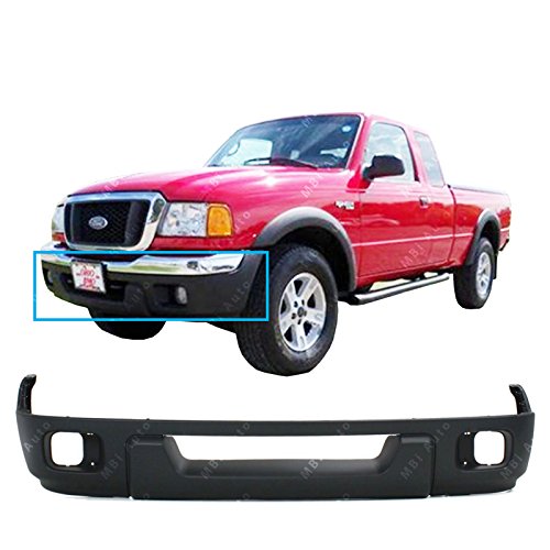 MBI AUTO - Textured, Black Lower Front Bumper Fascia Valance for 2004 2005 Ford Ranger XL XLT 04 05, FO1095217
