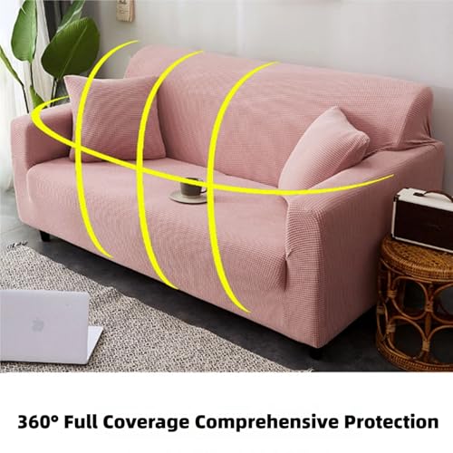 Housse de canapé extensible en tissu doux lavable en machine - 5