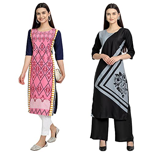 Image of Women's Crepe Regular Kurta