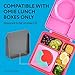 IMPRESA Reusable Lunch Box Dividers Compatible with Omie Bento Box, 3-Pack Dividers, Separators to Organize Snacks (Grey, 2.32 x 2.14 x .08 In)