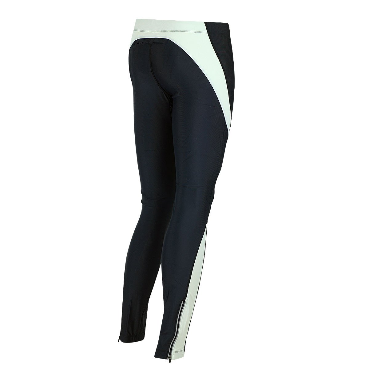 Airtracks Herren Winter Funktions Laufhose Lang Pro - Thermo Running Tight - Lauftight - Warm - Atmungsaktiv - Reflektoren