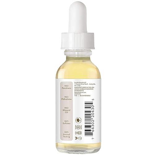 Miniatura 2 de SheaMoisture Aceite de coco para la cara, hidratación diaria durante la noche, aceite facial con leche de coco y acacia Senegal, aceite de argán