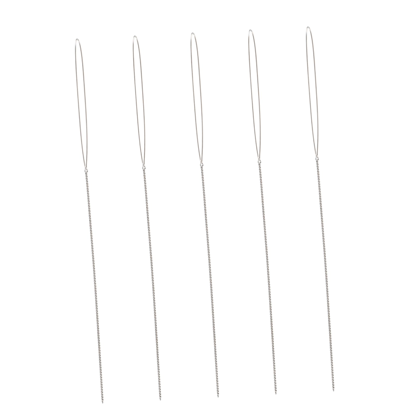 Housoutil 5pcs Superfine Beading Needles Set Bead Threading Making Tools for Jewelry Making Accessories Craft Projects Fine Technology for Durability