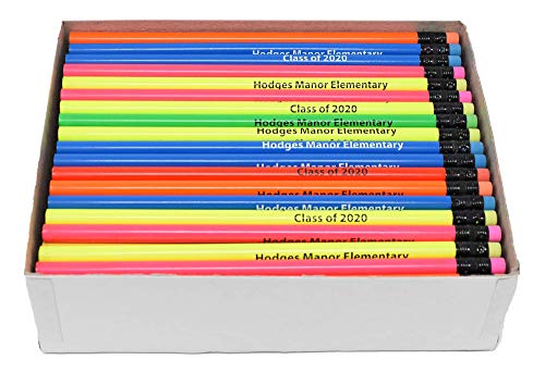 Lápices redondos personalizados Pencil Guy 144 unidades miniatura 4