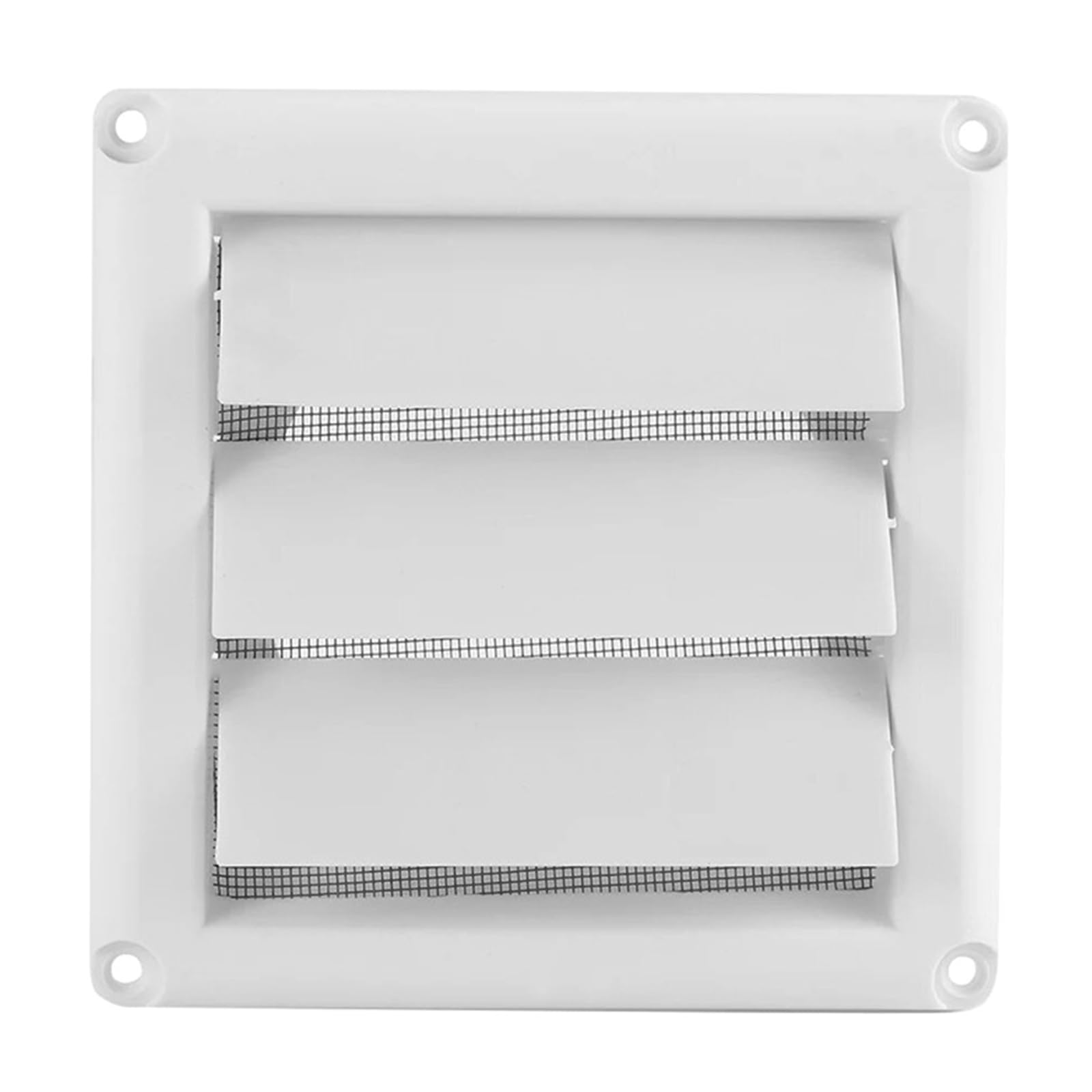 Air Vent Cover Grille Square Diffuser Ducting Ventilation Cover with Built-in Meshes Louver Grille Covers Square Air Vent
