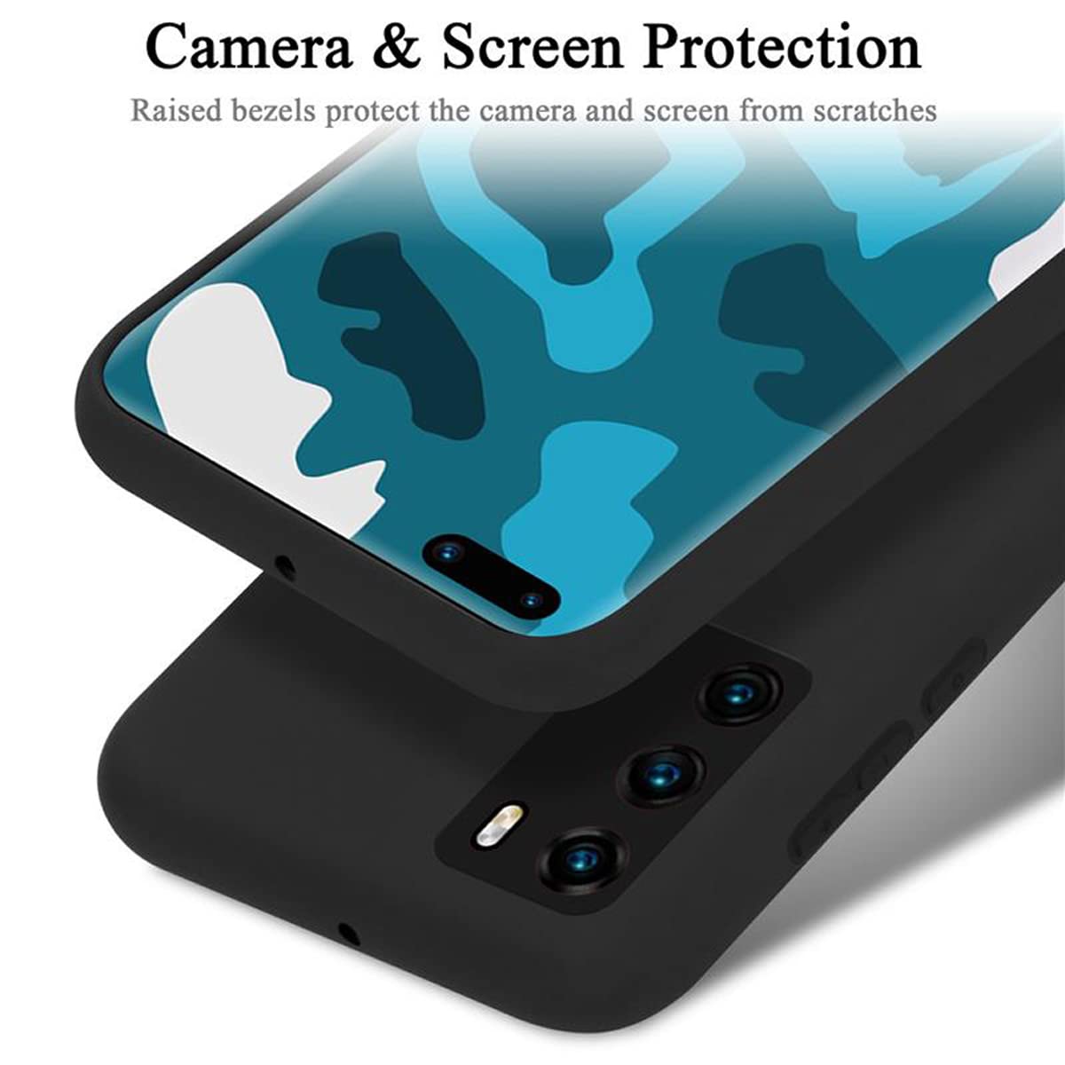 Cadorabo Schutzhülle Für Huawei P40 LITE E | TPU Silikon Case Mit Rundumschutz