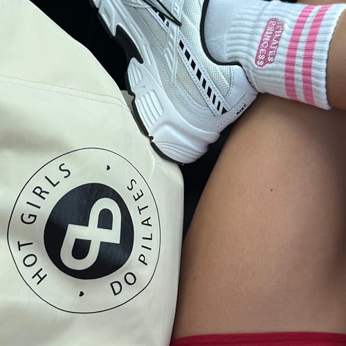 Women's Nylon Tote - Hot Girls Do Pilates, 17 x 5.9 x 14 inches, Magnetic Snap Closure, Multi-Pocket3