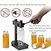 LYDZUSDP Manual Can Sealer Machine for Jars and Bottles | Aluminum Alloy Hand Tool for Home and Commercial Use | Easy Sealing Solution(Black)