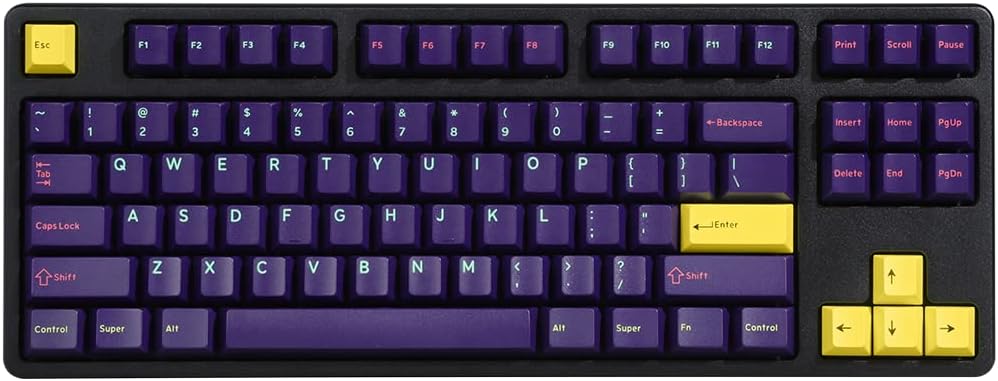 DROP DCX Cyber Keycap Set, Doubleshot ABS, Cherry MX Style Keyboard Compatible with 60%, 65%, 75%, TKL, WKL, Full-Size, 1800 layouts and More