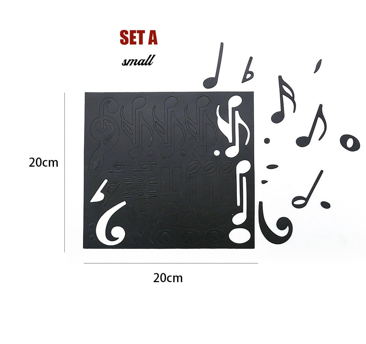 Chamberlain Music Magnetic Music Symbols For Whiteboard - 18 Piece Set, Great For Teachers & Students