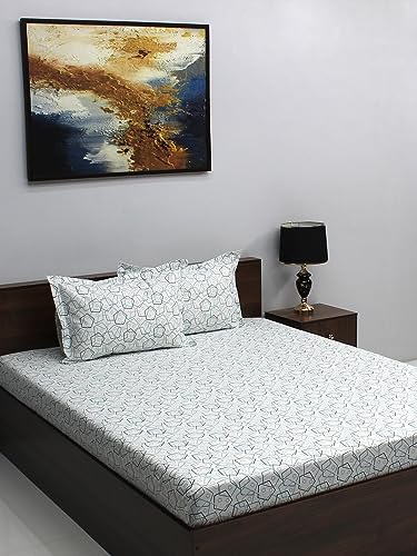 Raymond Home Jazzy Cotton Rich 120 TC Double Bedsheet with 2 Pillow Covers (B0CDC62DMF) Amazon Price History, Amazon Price Tracker