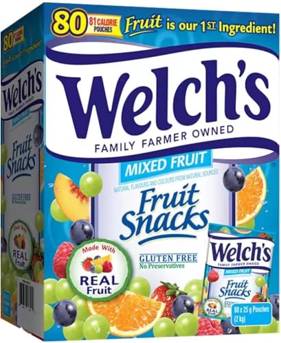 Welchs Fruit Snacks: Real Fruit Mixed Flavors (2KG)