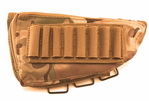 Acme Approved Rifle Buttstock Cheek Rest Pad Stock Ammo Carrier Pouch Bag- Multicam Acme Approved Rifle Buttstock Cheek Rest Pad Stock Ammo Carrier Pouch Bag- Multicam