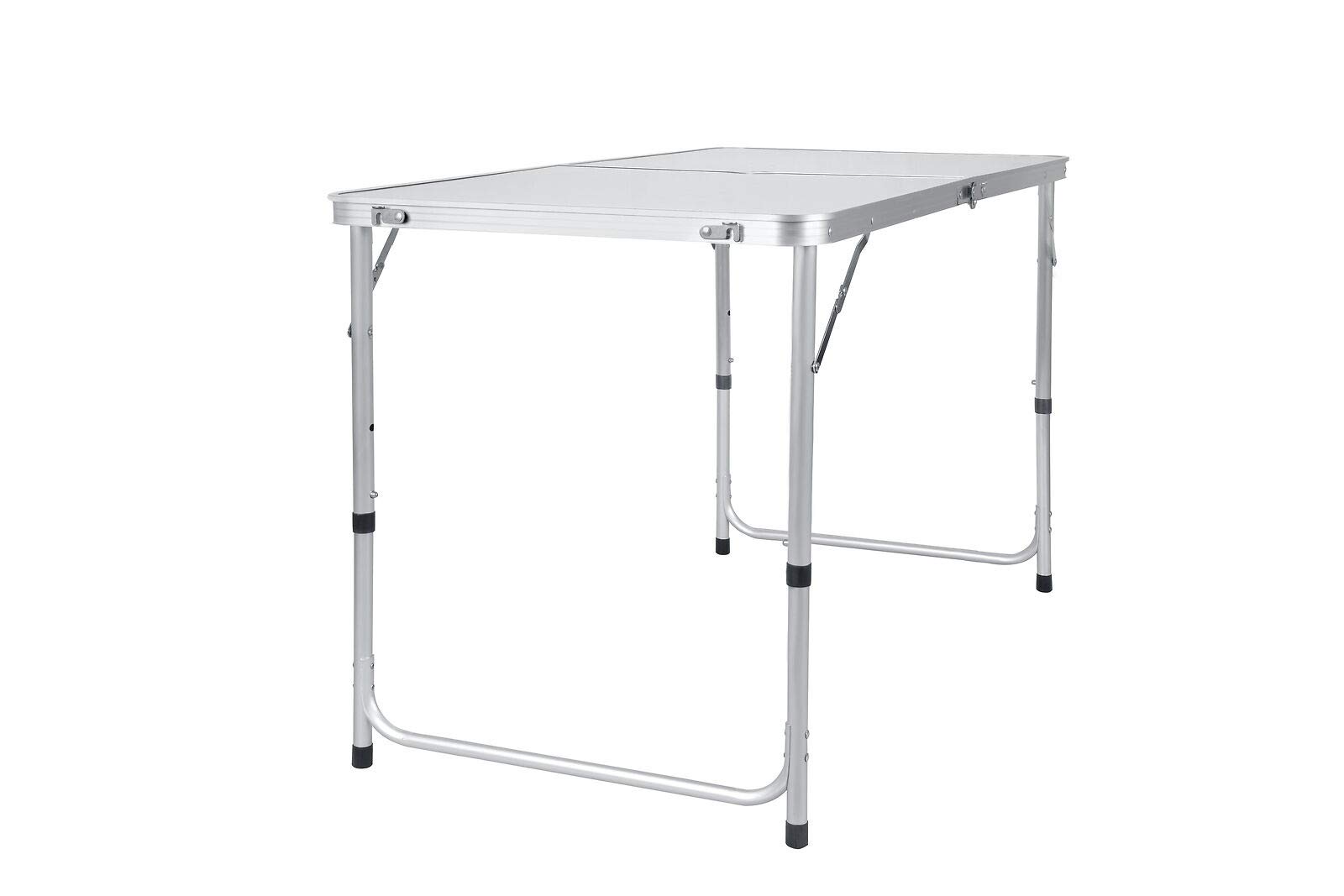 COSTWAY Tavolo Pieghevole da Campeggio con Maniglia, Tavolo da Pranzo Inerno e Esterno Portatile, Salvaspazio, 153 x 74 x 74 cm, Capacità 150 kg, per Giardino Picnic (Modello 2