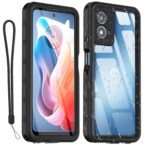 AICase for Motorola Moto G 5G 2024 Case Waterproof Clear Built-in Screen Protector Snowproof,Dustproof,Shockproof,IP68 Certified [Real 360] Full Body Protection Fully Sealed Underwater for for Moto G