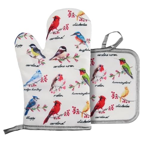 ALNKDH Heat Resistant Oven Mitts Set Cover
