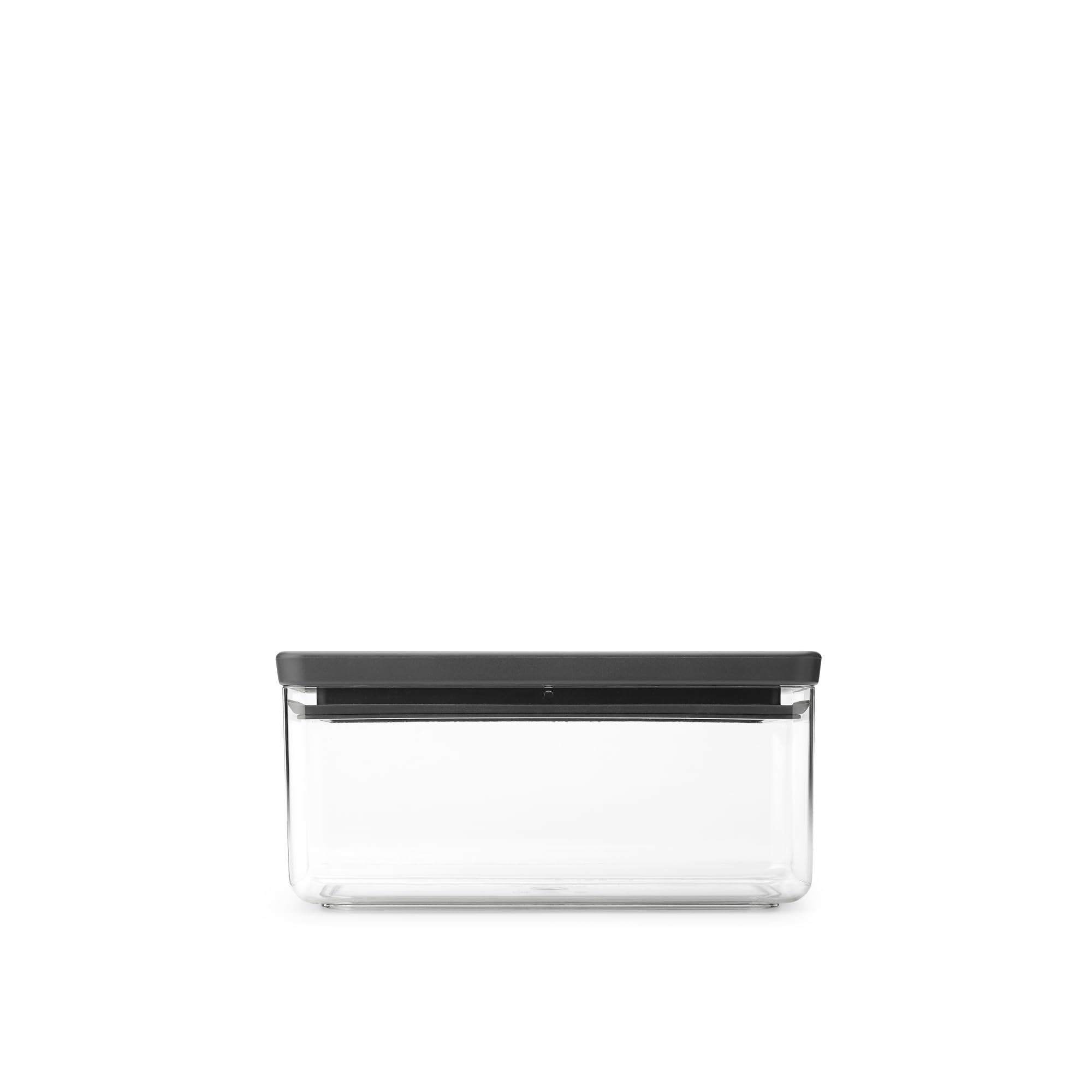 Brabantia Stackable Canister, 1.5 Litre, Tasty+, Dark Grey