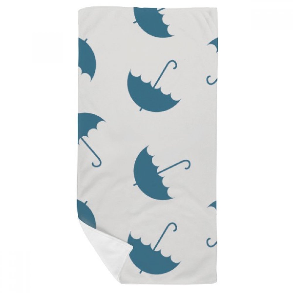 Serviette de bain motif nuage de pluie bleu multicolor 35X70Cm en tissu ultra doux