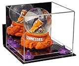 Better Display Cases - Vitrina de acrílico versátil con elevadores y base transparente