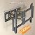 XINLEI Ultra Slim Full Motion TV Wall Mount for Most 37"-90" Flat/Curved TV, Swivel Tilt Bracket with Articulating 6 Arms, Support 120lbs, Max VESA 600x400mm, Fits 12”/16" Wood Stud, MAUS02