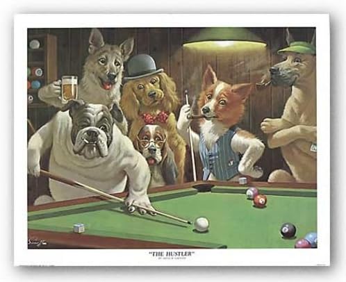 Hustler Art Poster Print by Arthur Sarnoff, 51x41