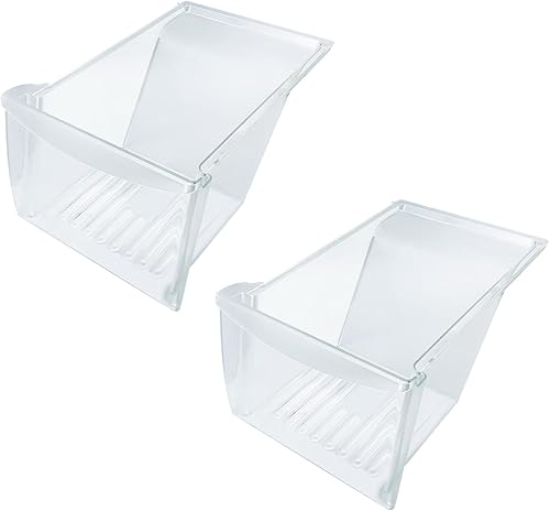 Siwdoy Paquete de 2 cajones mejorados 240337103 compatibles con refrigerador Frigidaire Kenmore 240337102, 240337105, 240337107, 240337108