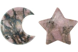 Grounding Star and Moon Stone Set for Enhanced Stability and Emotional Balance