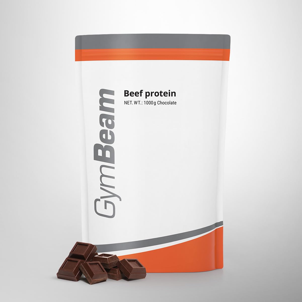 GymBeam Proteine del Manzo – Proteine in Polvere Idrolizzate con Oltre il 90% – Senza Lattosio, Basso Contenuto di Grassi e Zuccheri – Ideali come Post-Workout (1000 g, Cioccolato)