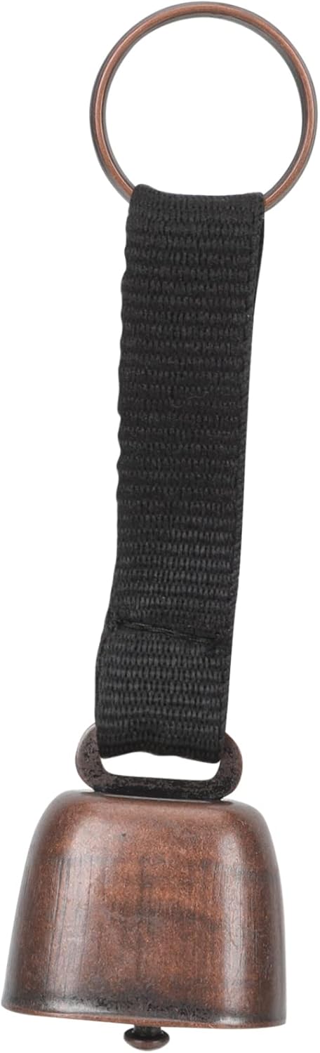 Vintage Iron Alert Bell for Hiking Safety & Animal Warnings