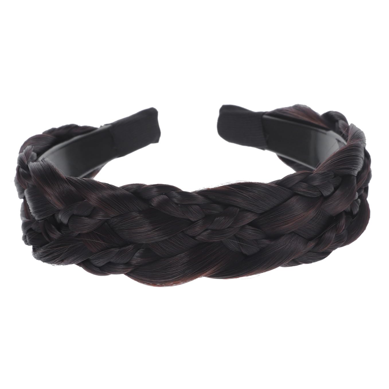 Healeved 5pièces Bandeau Tressé Synthétique Pour Femmes Accessoire De Cheveux Élégant Et Léger Pour Mariage Fête Et Usage Quotidien Profond