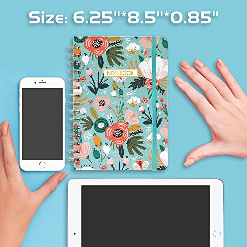 Ruled-NotebookJournal-Lined-Journal-with-Premium-Thick-Paper-84-X-625-College-Ruled-Spiral-JournalNotebook-Banded-with-Exquisite-Inner-Pocket-Hardcover