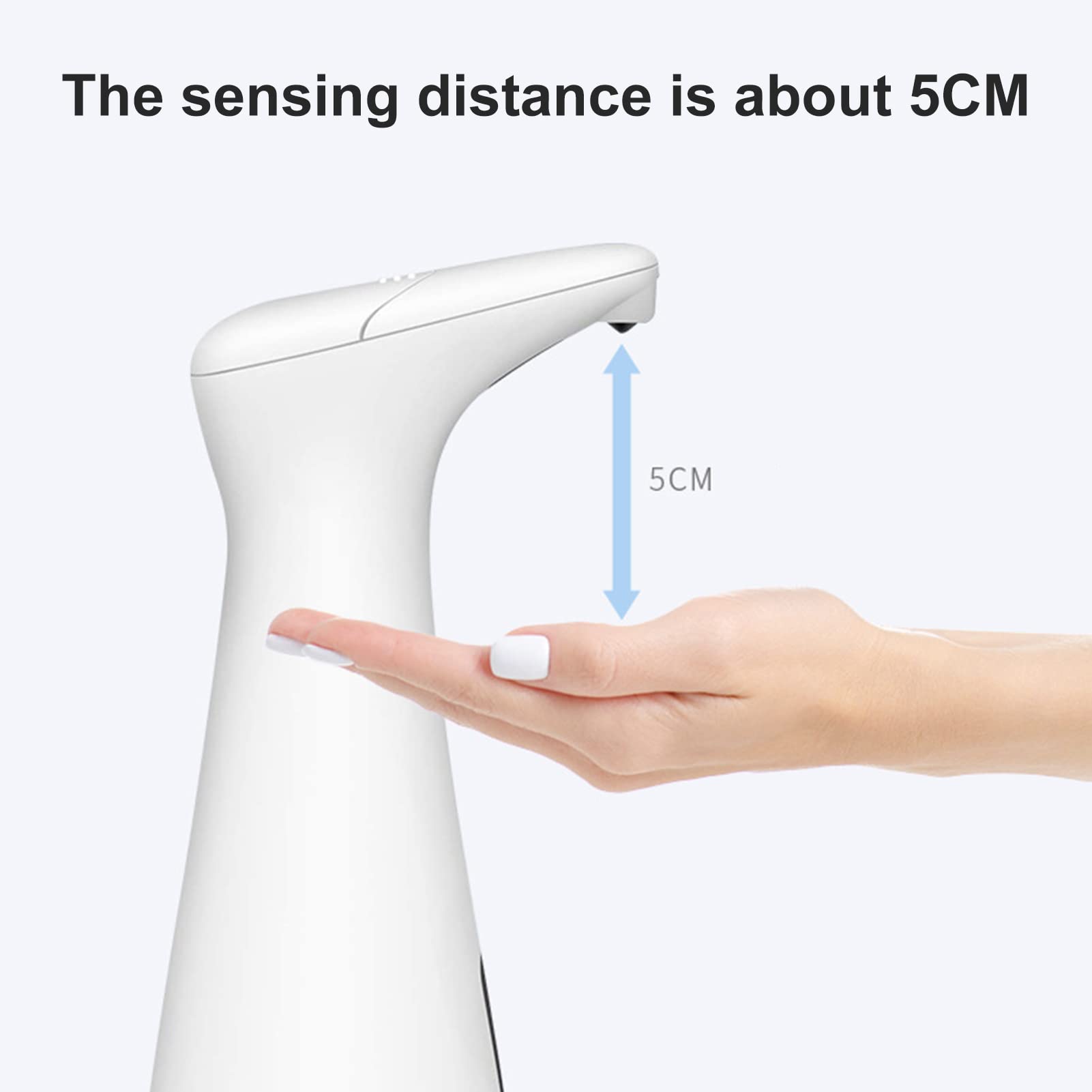 Automatischer Desinfektionsspender, SHINROAD Desinfektionsspender Sensor, Berührungsloser Desinfektionsmittelspender 200ml mit Tropfschale für Badezimmer, Schule, Krankenhaus, Restaurant (Schwarz)