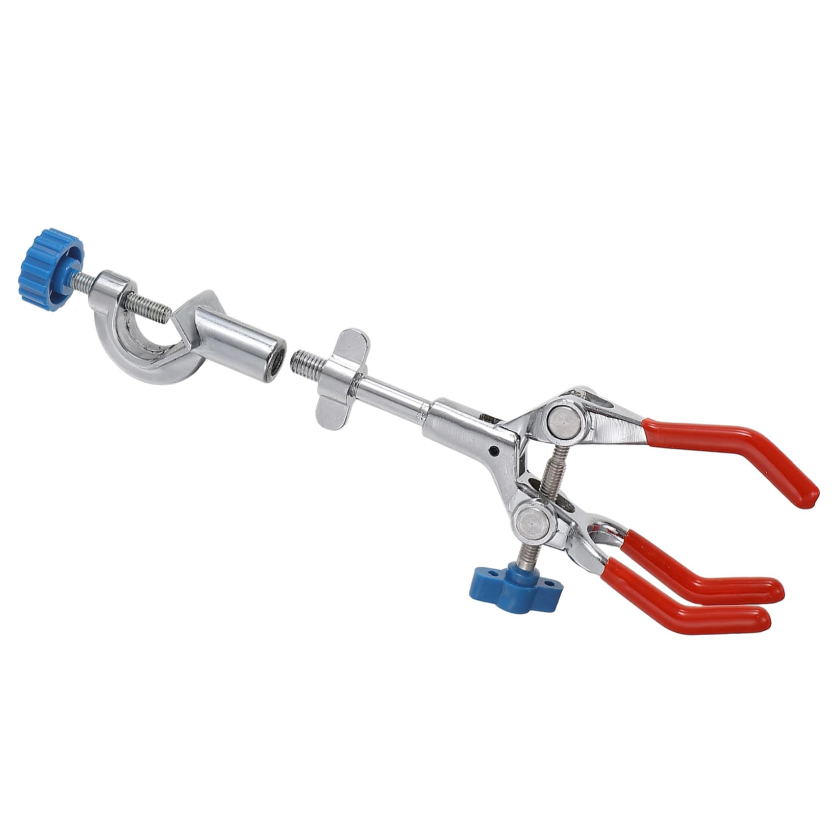 1pc Three-jaw Clamp Condenser Laboratory Holder Experiment Clamps Labs Clamp Stand Clamp Three Prong Extension Flask Clip Chemical Experiment Equipment Laboratory Supplies Plastic NAMOARLY