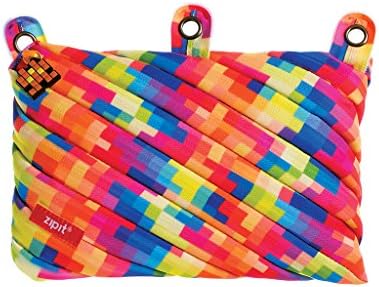 ZIPIT Kids' 3-Ring Pencil Pouch, Yellow, 9.060.785.91 inch (LWH)