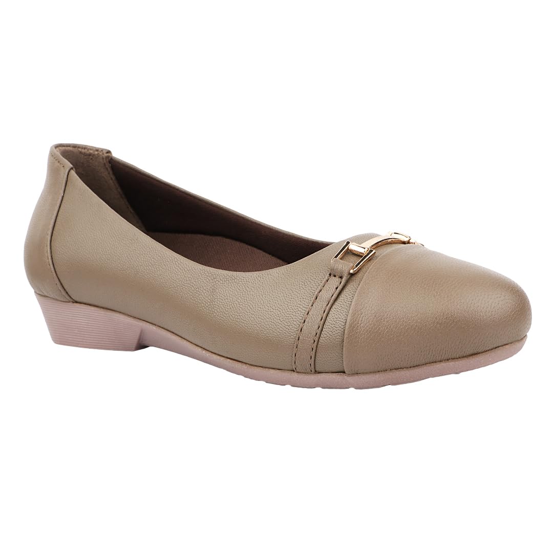 medifeet Women's Genuine Leather Flats Ballet – (Arch Support, Cushioned Insole, Formal & Office Wear Comfort)-picture-32