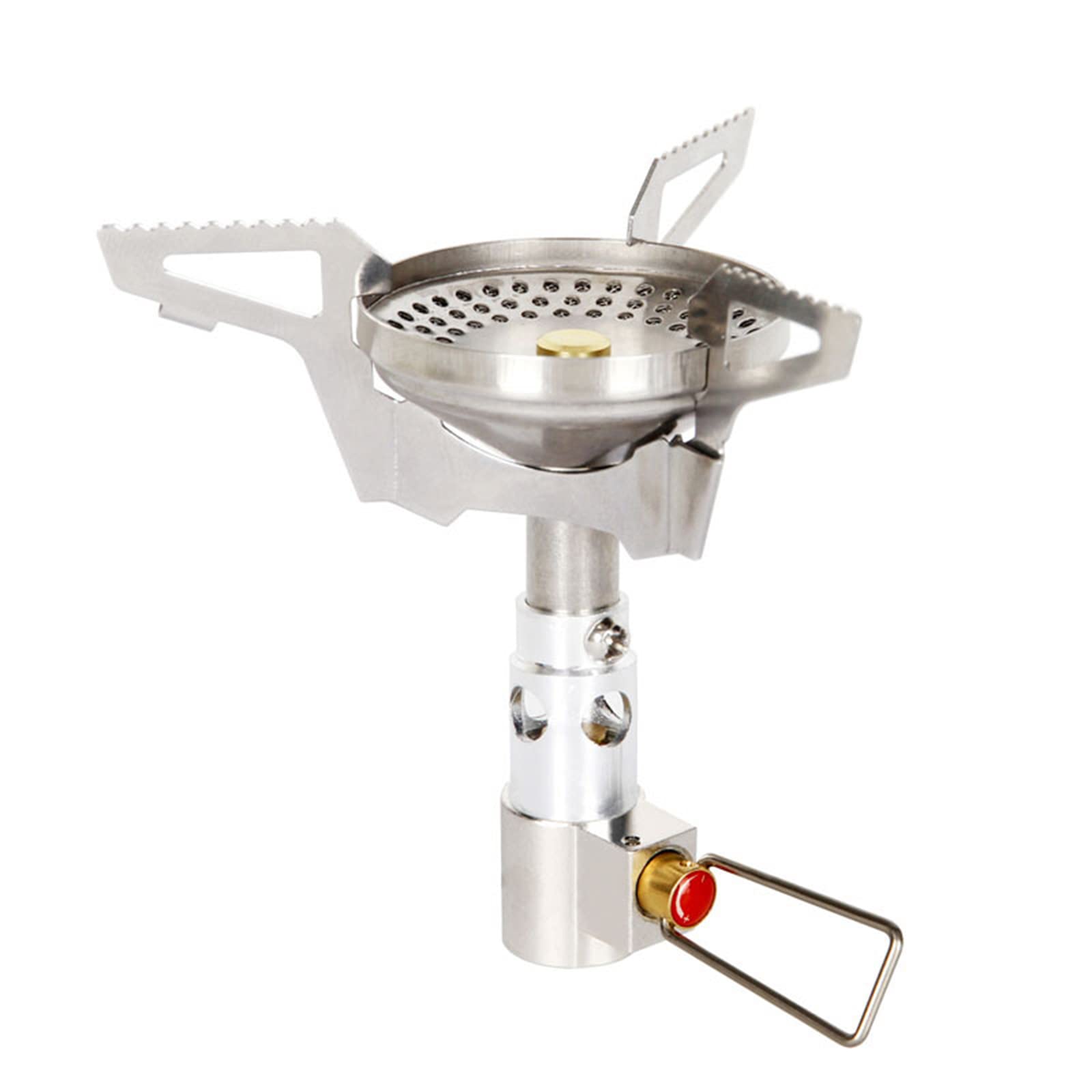 AnzAga Mini réchaud de randonnée, brûleur de fusée de Poche, réchaud à gaz de Camp ultraléger