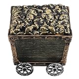wagonnet decauville Décorations : des accessoires magnifiquement conçus rehaussent l'attrait visuel du , ce qui en fait un objet idéal pour la décoration intérieure ou un cadeau attentionné. coffre au trésor pour enfants, wagonnet de mineur en plastique