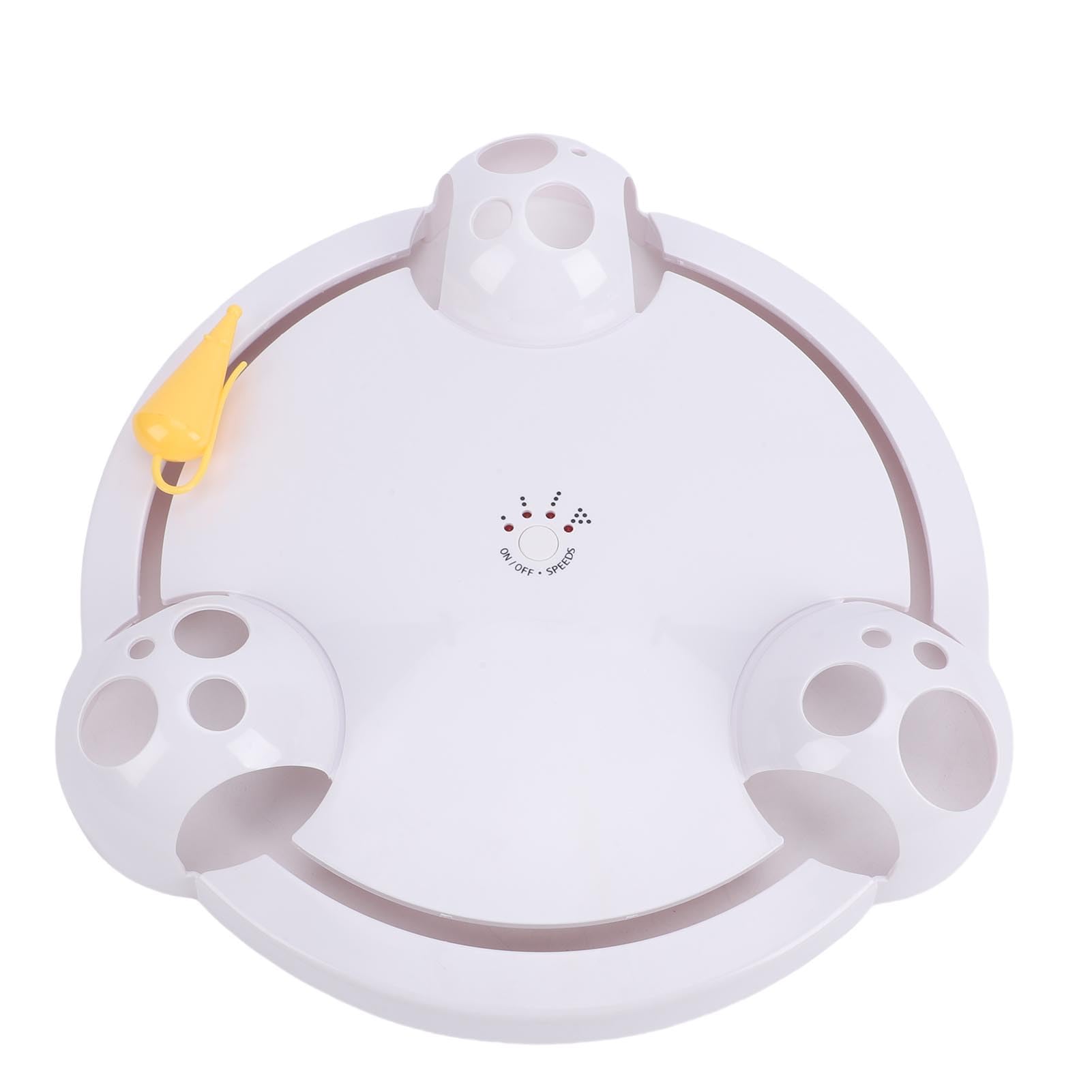 FILFEEL Giocattolo per Gatti Rotante Automatico - Giocattolo Elettronico Interattivo con Piattaforma Girevole per Gatti da Interni, da Gioco in Movimento Alimentato a Batteria per Istinti e Promozione