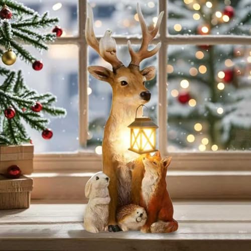 Sunshine smile Weihnachtsdeko Hirsch Mit LED...