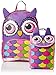 Mystic Apparel Owl Critter Backpack with Lunch Kit, Multi, One Size