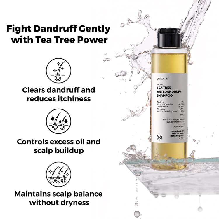 Image of Brillare Tea Tree Anti Dandruff Shampoo - 200ml