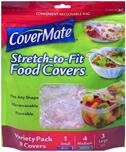 Covermate Stretch-to-fit Food Covers Convenient Reclosable Bags (24 Small)