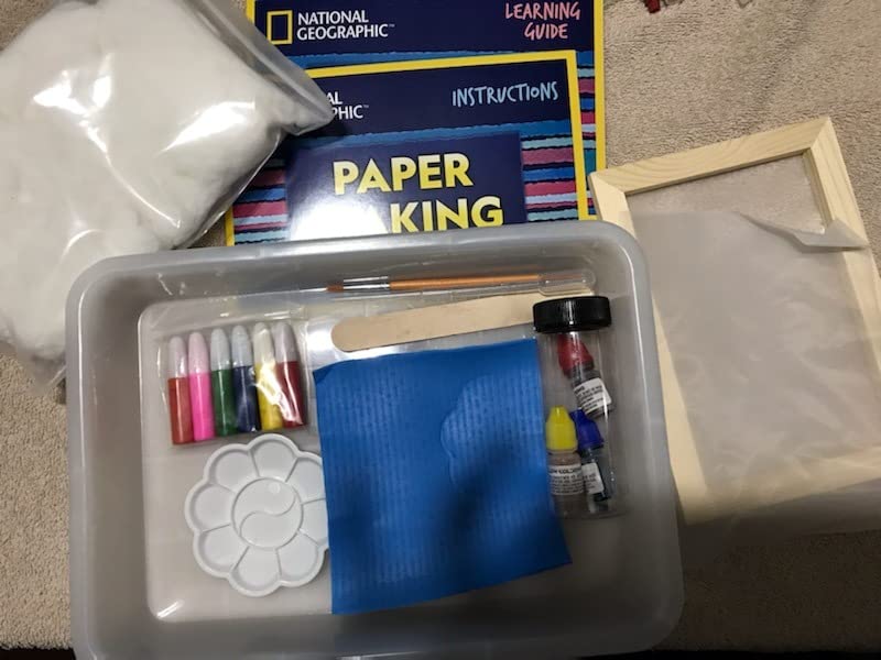 6/mo Finance NATIONAL GEOGRAPHIC Kids Paper Making Kit Make